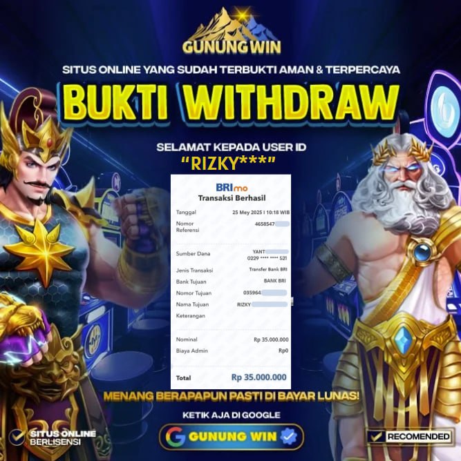 BUKTI WITHDRAW Sweet Bonanza 1000 GUNUNGWIN