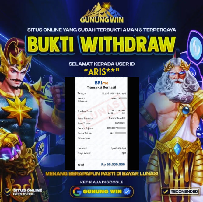 BUKTI WITHDRAW Sweet Bonanza 1000 GUNUNGWIN