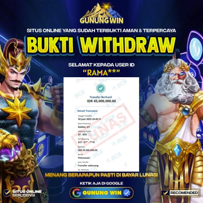 BUKTI WITHDRAW Mahjong Ways 2 GUNUNGWIN