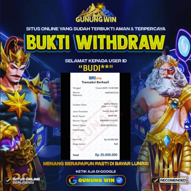 BUKTI WITHDRAW Mahjong Ways 2 GUNUNGWIN