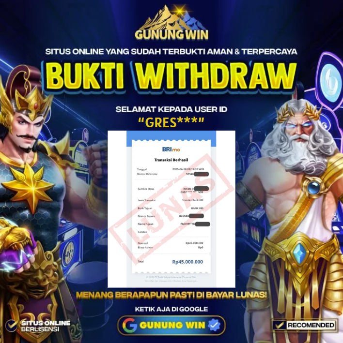 BUKTI WITHDRAW Mahjong Ways 2 GUNUNGWIN