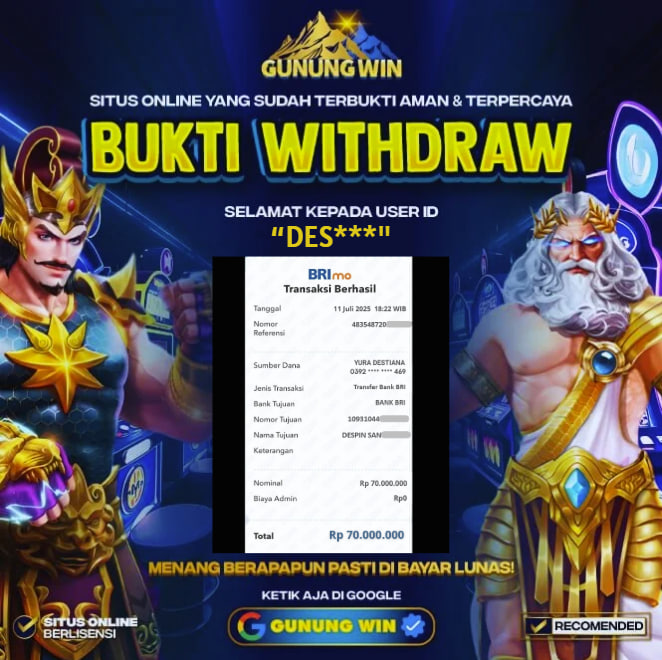 BUKTI WITHDRAW Starlight Princess GUNUNGWIN