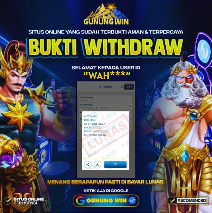 BUKTI WITHDRAW Starlight Princess GUNUNGWIN