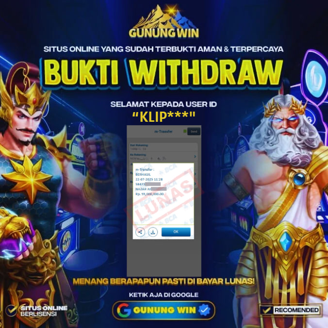 BUKTI WITHDRAW Sugar Rush 1000 GUNUNGWIN