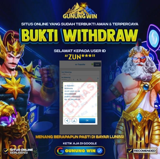 BUKTI WITHDRAW Wild Zombie Outbreak - GUNUNGWIN	