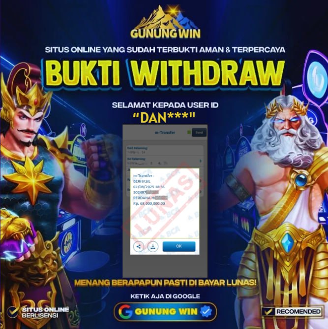 BUKTI WITHDRAW Sugar Rush 1000 - GUNUNGWIN	