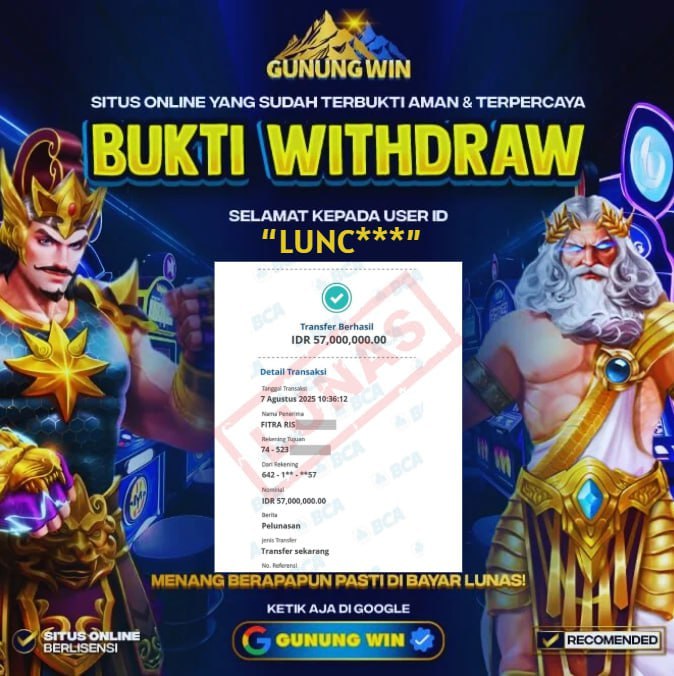 BUKTI WITHDRAW Buffalo King Megaways - GUNUNGWIN