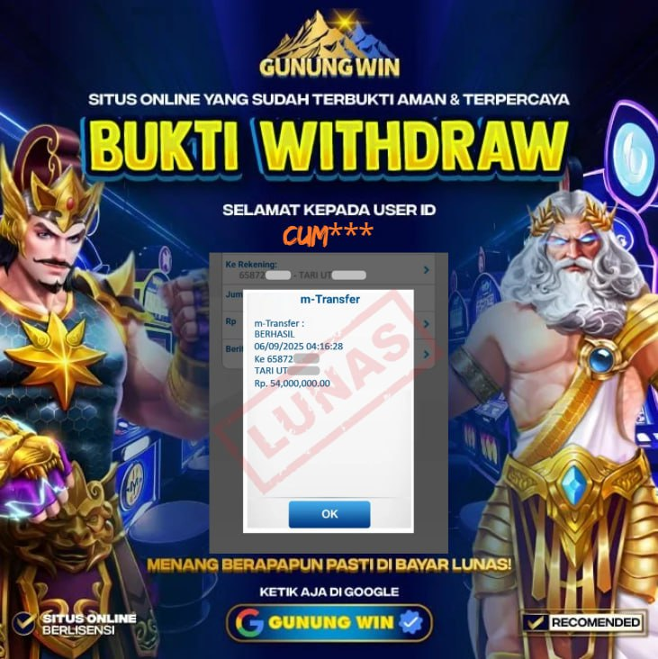 BUKTI WITHDRAW Starlight Princess GUNUNGWIN