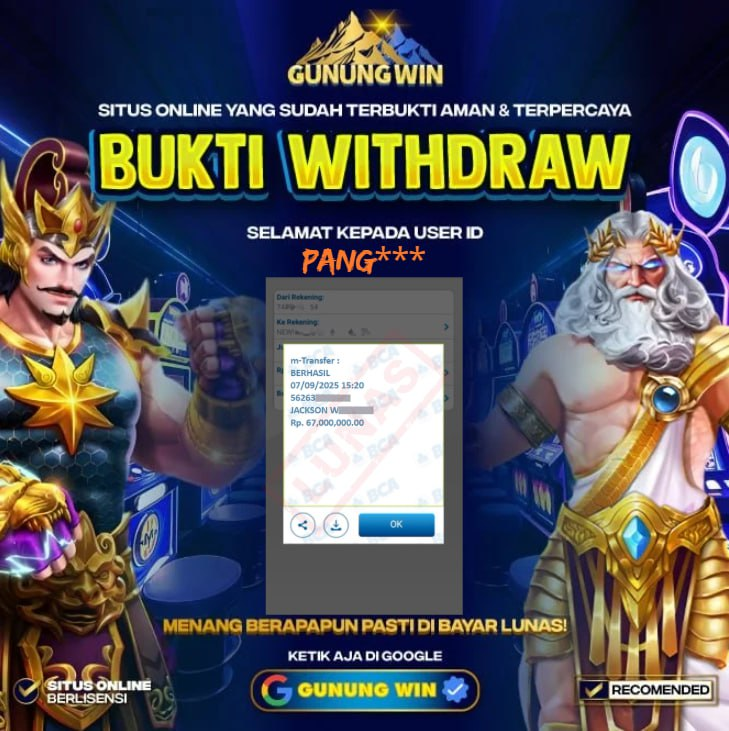 BUKTI WITHDRAW Starlight Princess GUNUNGWIN