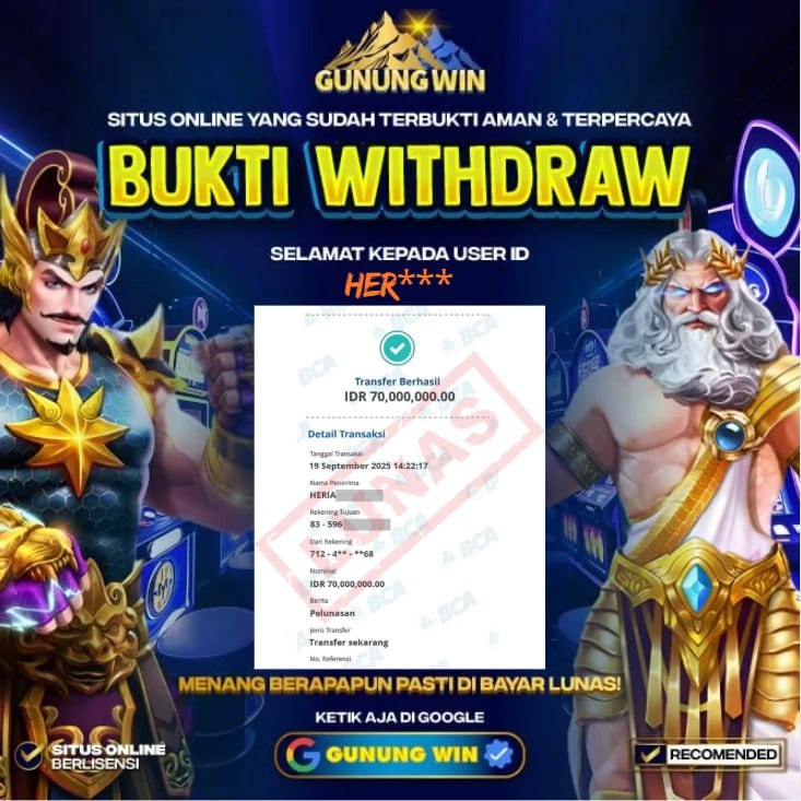 BUKTI WITHDRAW Wild West Gold Blazing Bounty - GUNUNGWIN