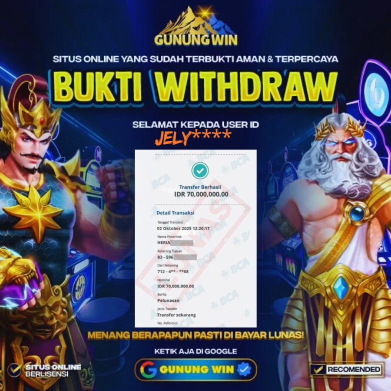 BUKTI WITHDRAW Sweet Bonanza 1000 GUNUNGWIN