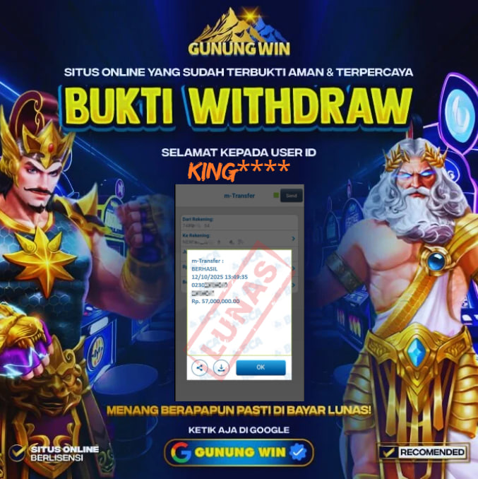 BUKTI WITHDRAW Mahjong Wins 3 Black Scatter GUNUNGWIN