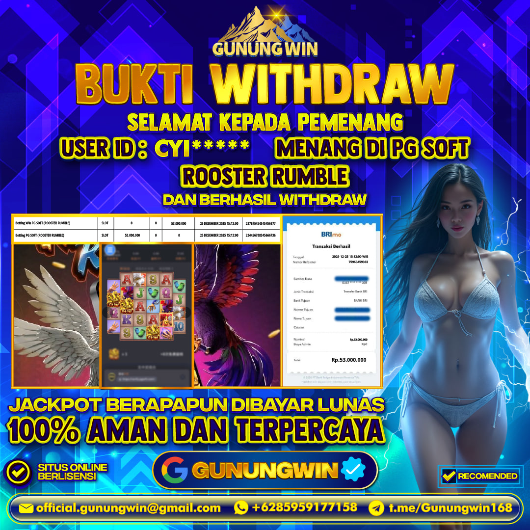 BUKTI WITHDRAW Rooster Rumble - Pg Soft Gunungwin