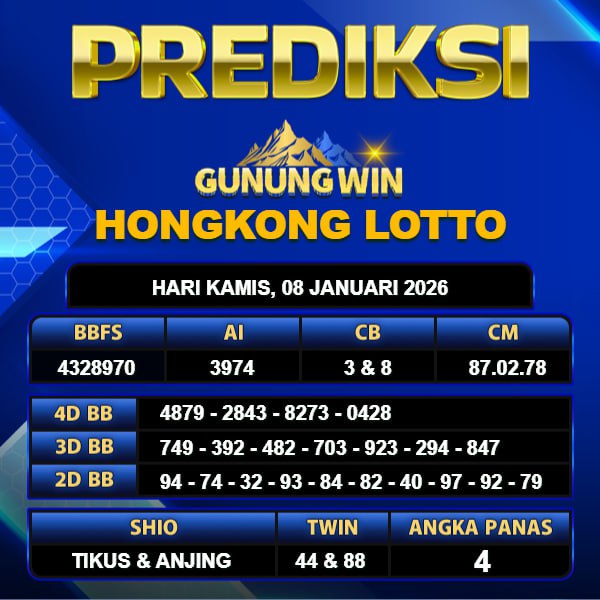 PREDIKSI TOGEL GUNUNGWIN