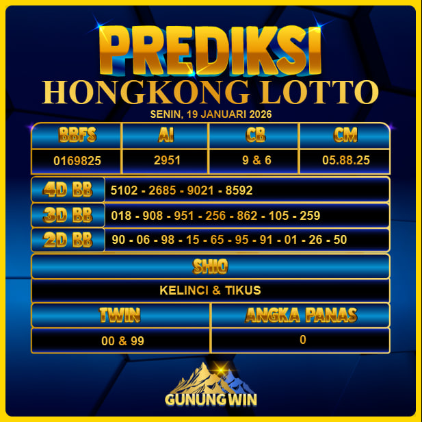 PREDIKSI TOGEL GUNUNGWIN