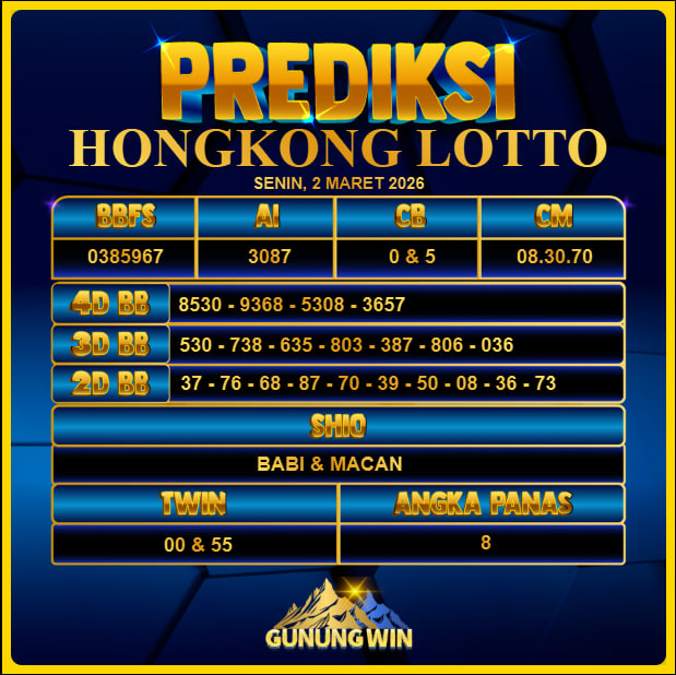 PREDIKSI TOGEL GUNUNGWIN