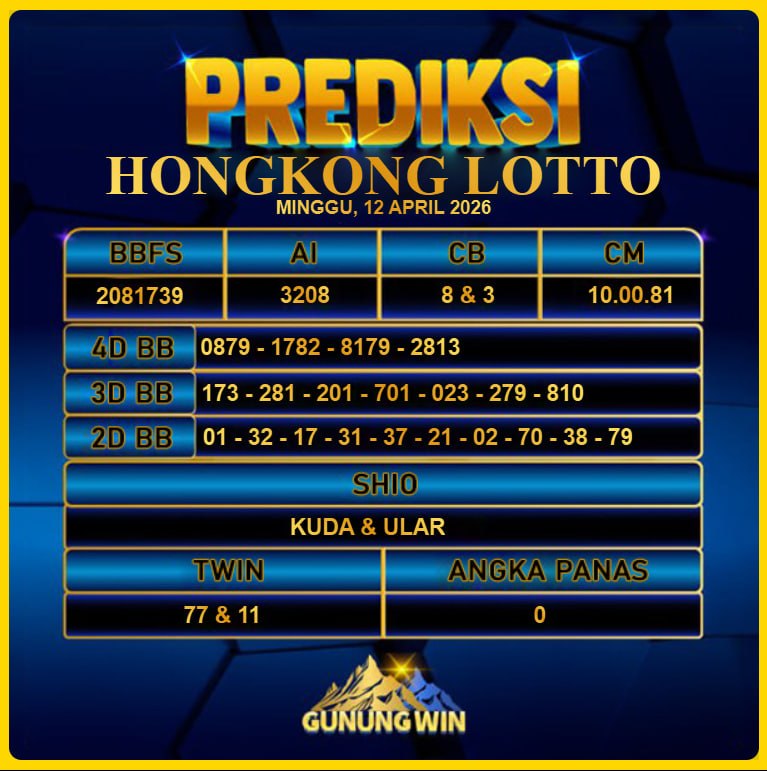 PREDIKSI TOGEL GUNUNGWIN