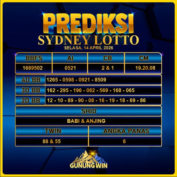 PREDIKSI TOGEL GUNUNGWIN